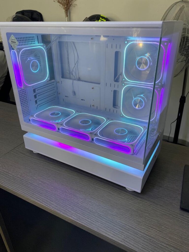 Zoko Beyaz 6x12cm ARGB Fanlı M-ATX Gaming Akvaryum Kasa - 3