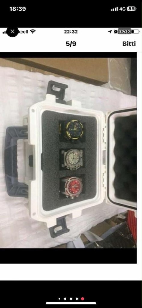 ınvıcta marka sıfır orjinal isviçre metal slikon kol ferrari bold zeus - 10