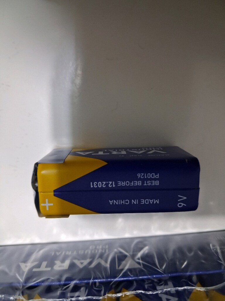 Varta 9 wolt alkalin pil - 3