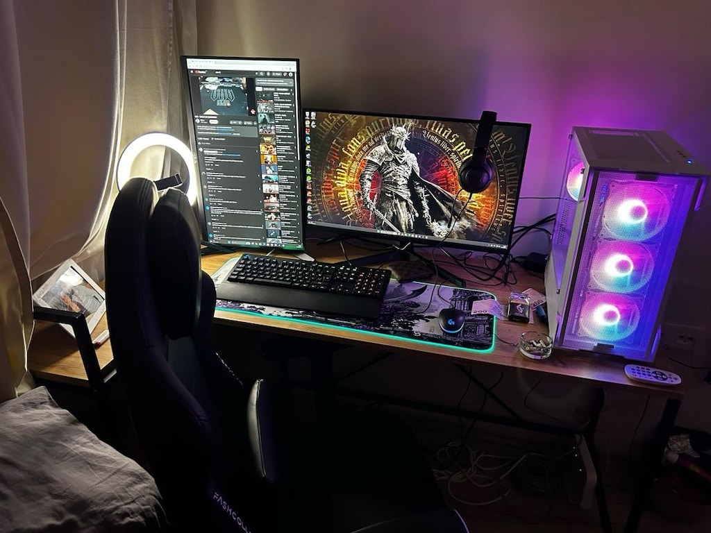 SIFIR YAYINCI GAMING BİLGİSAYAR FULL SİSTEM KOLTUK MASA DAHİL