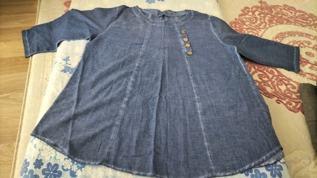 1adet pantolon 4adet gömlek tarz şile bezi - 4