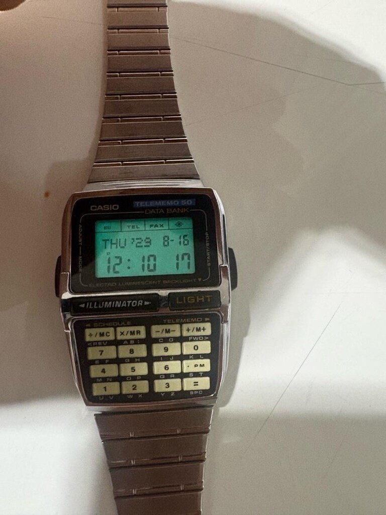 Casio data bank saat - 10
