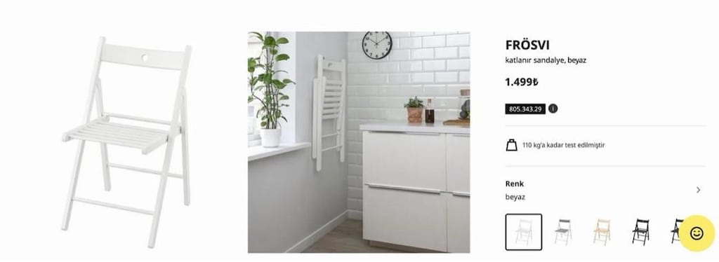 IKEA VIHALS Yemek Masası Takımı - 6