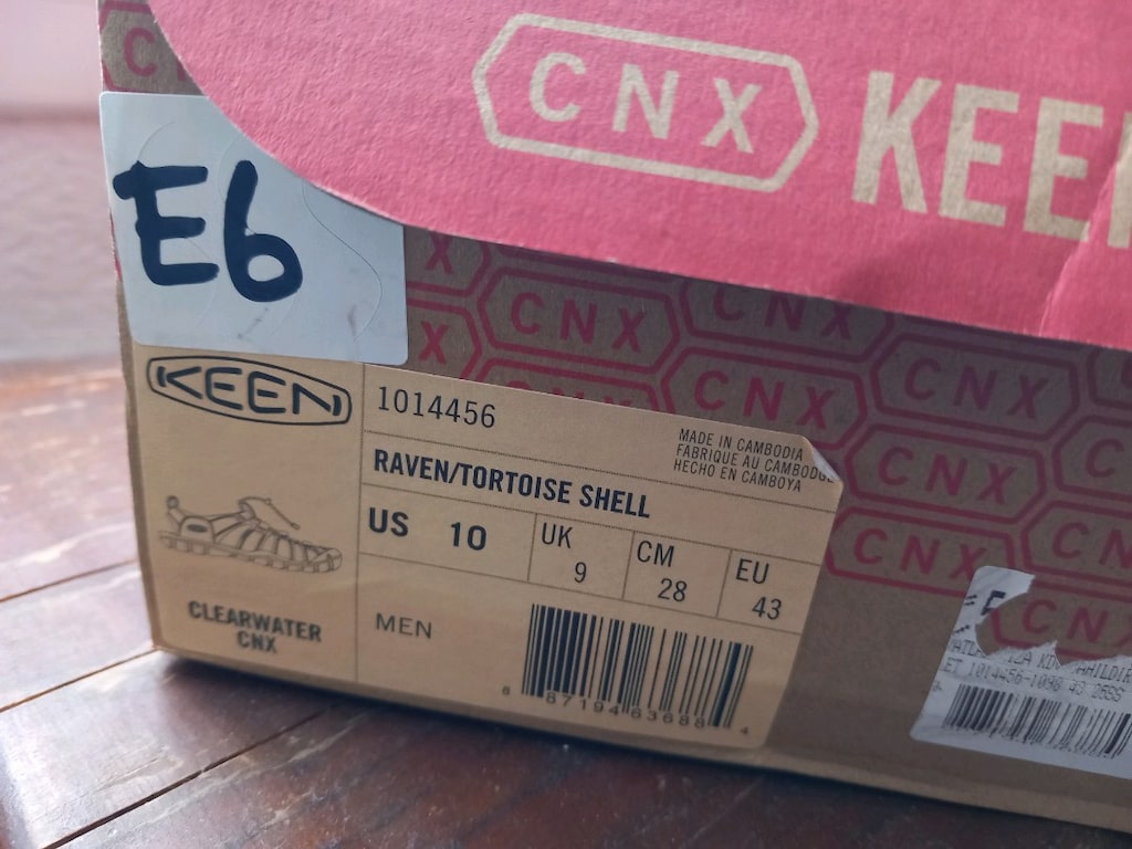 KEEN CLEARWATER CNX SANDALET, 43 numara sifir - 3