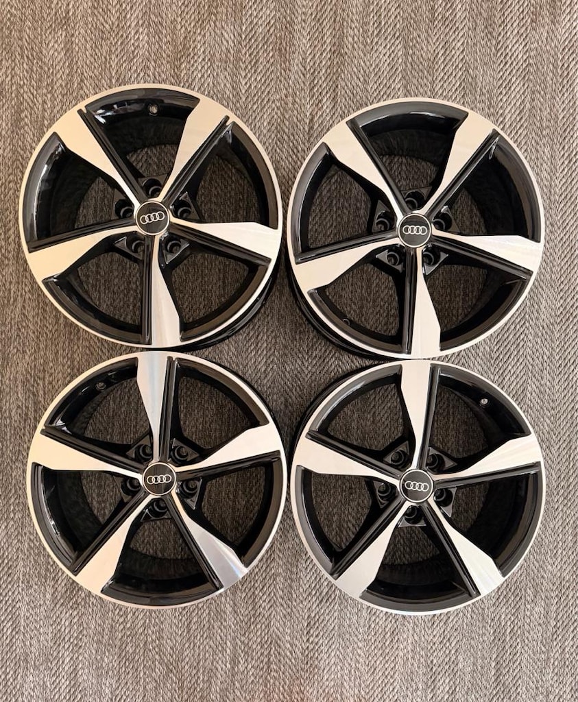 17 İNÇ ORİJİNAL AUDİ A4 QUATTRO ADVANCED JANT TAKIMI HATASIZ - 2