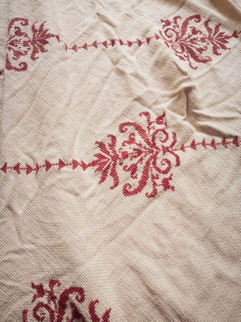 kanaviçe yatak örtüsü - 2