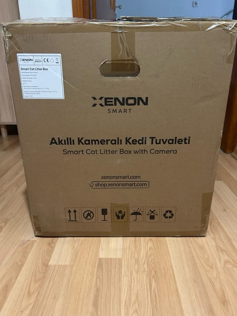 XENON Akıllı kameralı Kedi Tuvaleti - 8