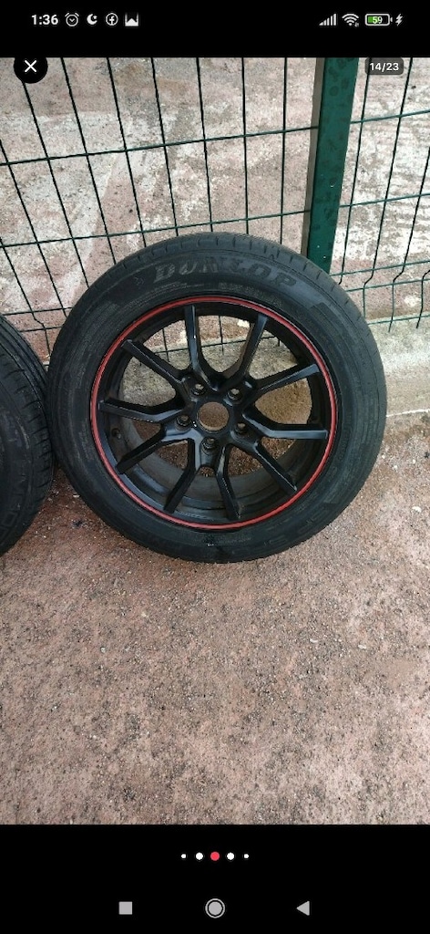 İCON ÇELİK JANT LASTİK 5X114.3 DUNLOP 2021 yazlık lastik temiz - 6