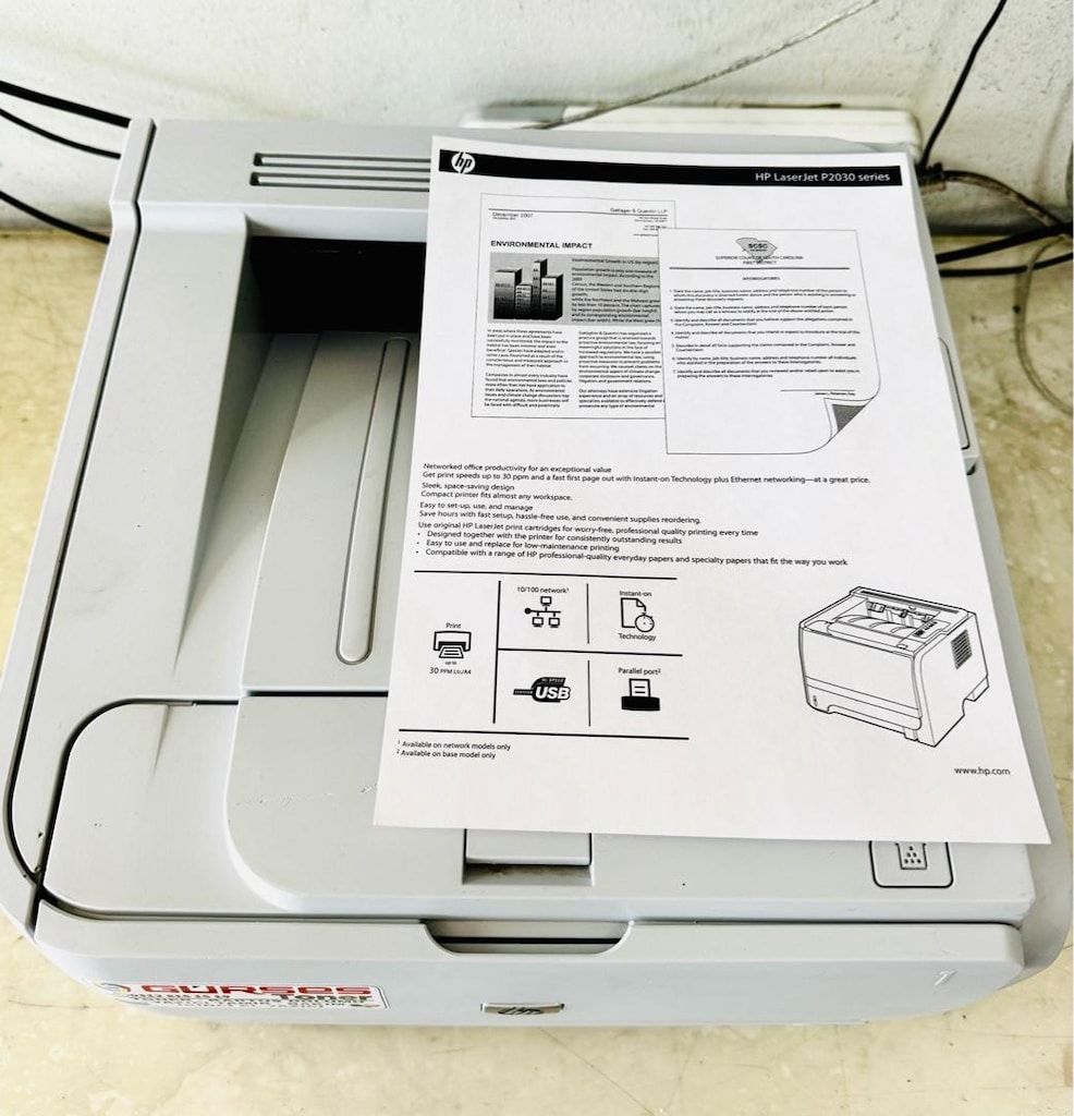 Yazıcı HP 2035 Mono Laserjet Ekonomik Hızlı Yüksek Kapasiteli - 7