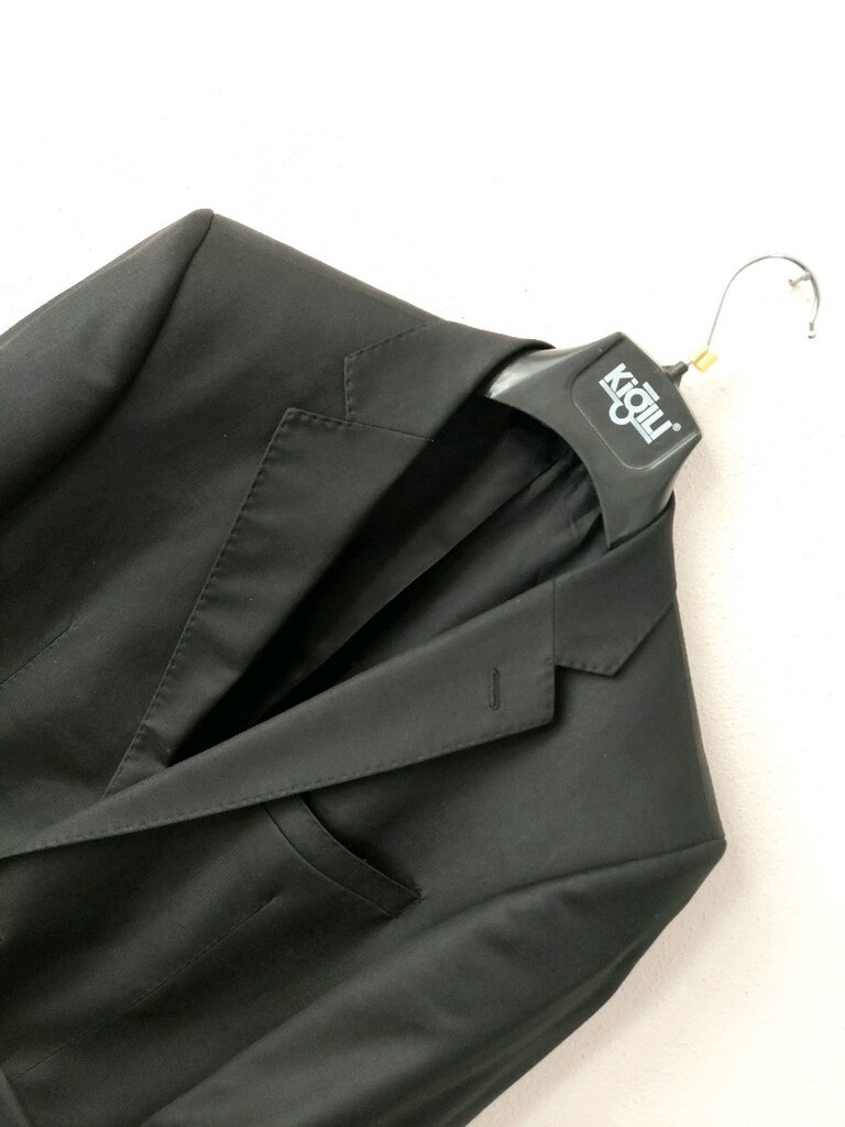 HATEMOĞLU 1924 Siyah Yünlü blazer ceket - 4