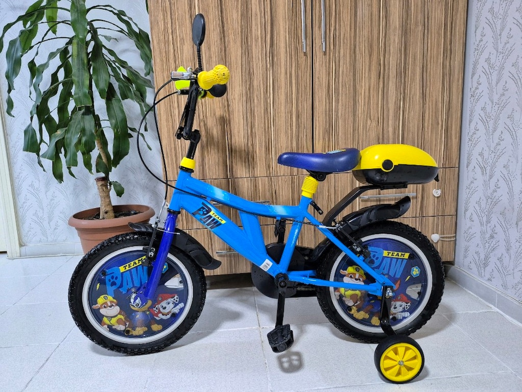 16 JANT SIFIR AYARINDA TERTEMİZ ÜMİT PAW PATROL ÇOCUK BİSİKLETİ - 2