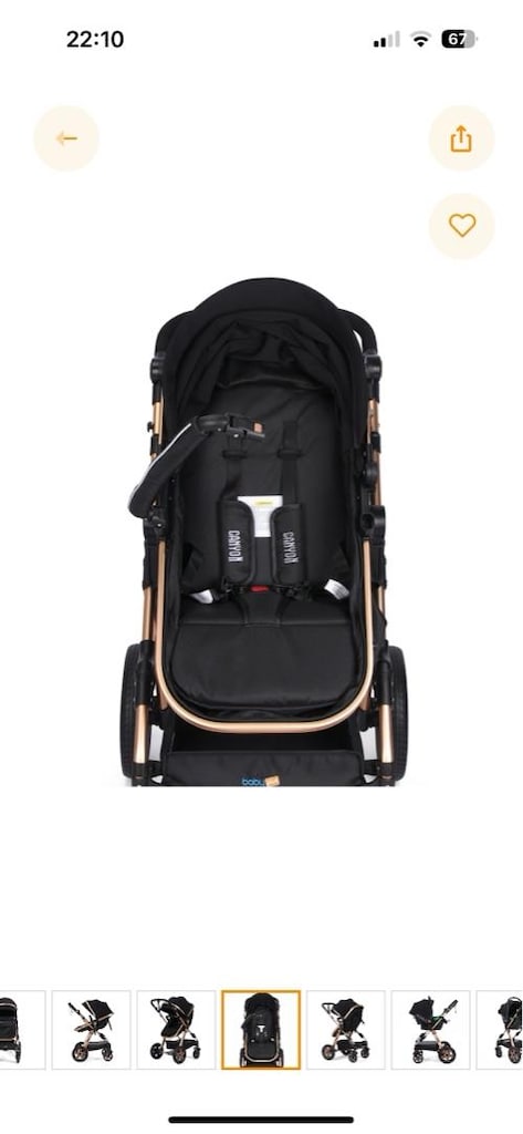 canyon travel sistem bebek arabası ve puset - 3