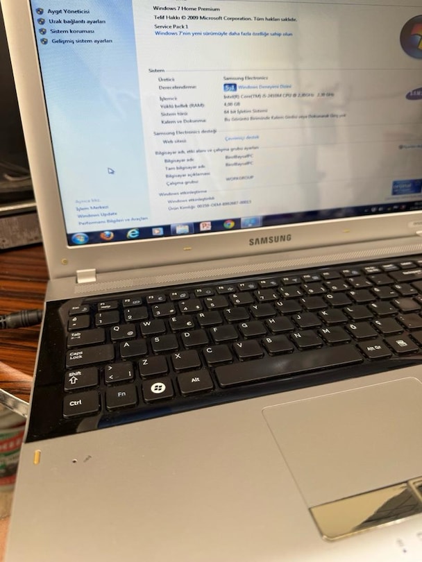 Temiz Samsung RV520 / i5 İşlemci / 4GB RAM / Nvidia Ekran Kartlı Lapto - 8