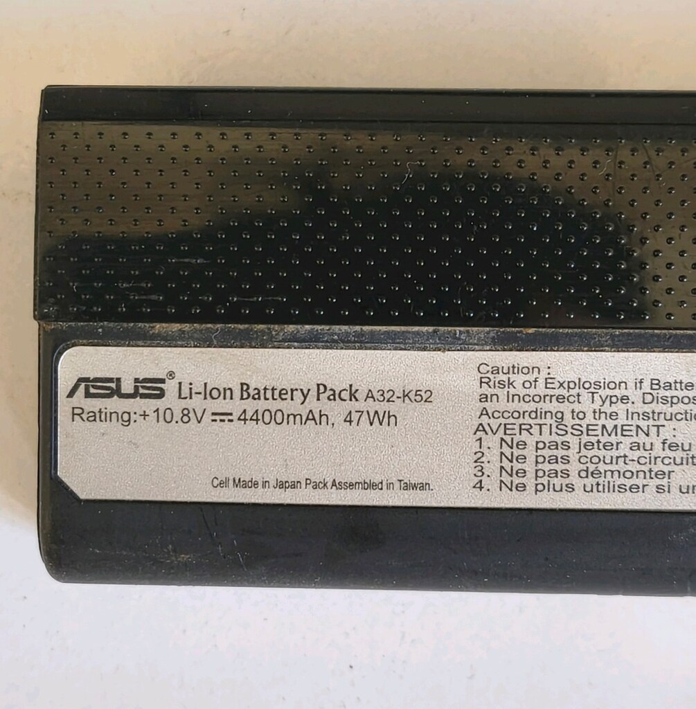 ASUS K52JT DİZÜSTÜ BİLGİSAYARA AİT PARÇALAR - 4