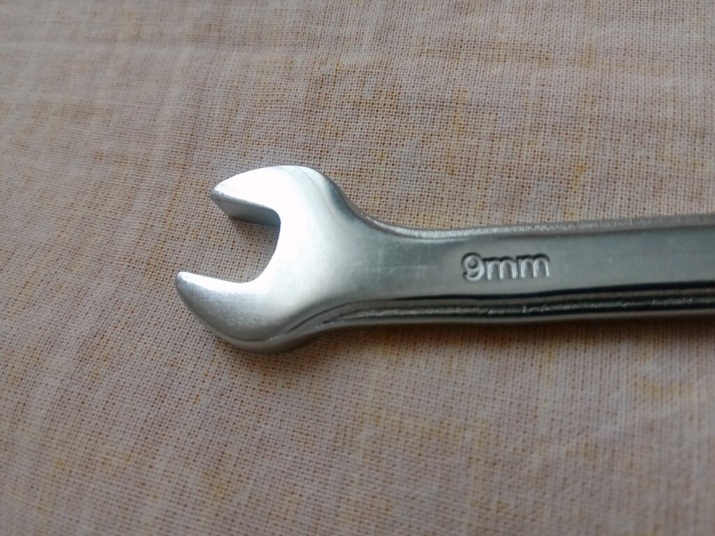 Chrome vanadium çift taraflı 9 mm anahtar - 6