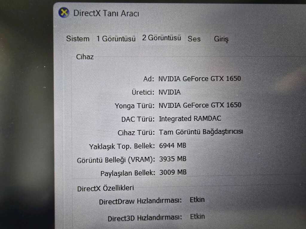 SİFİR GİBİ HP GAMMİNG DİZÜSTÜ BİLGİSAYAR LAPTOP - 11