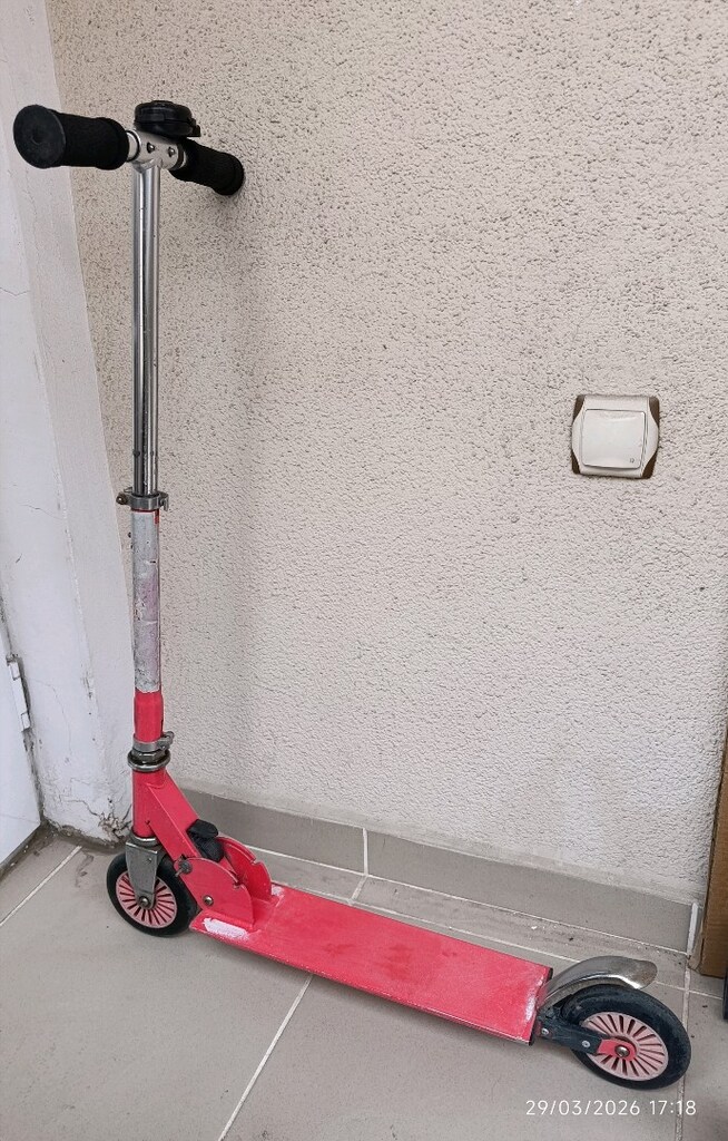 Şimşek Mekkuin Katlanır Yükseklik Ayarlı Kaliteli Metal Scooter - 3