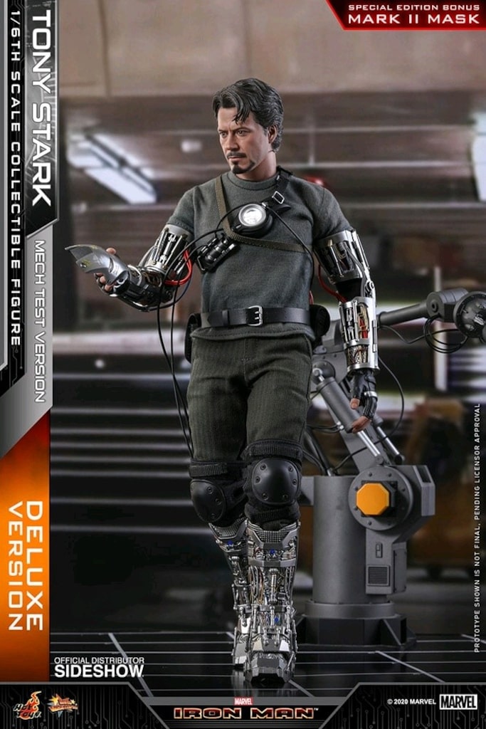 Hot Toys Tony Stark (Mech Test Deluxe Version - Special) MMS 582 - 13