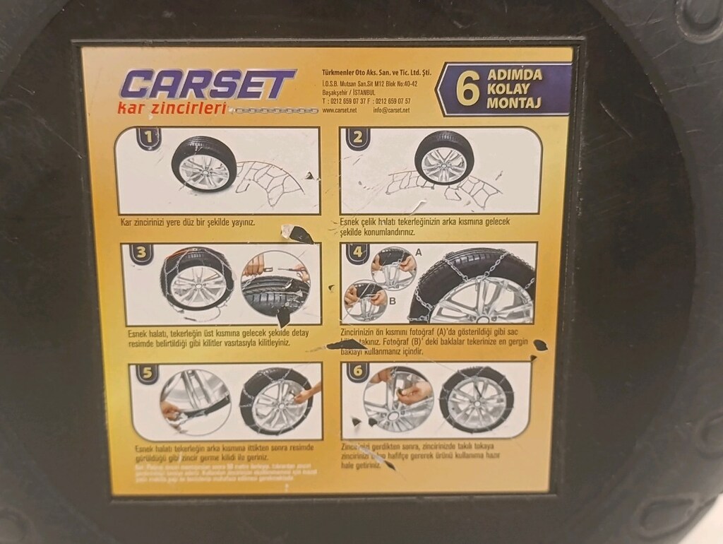 CAR SET 10 TAKMATİK KAR ZİNCİRİ SIFIR - 5