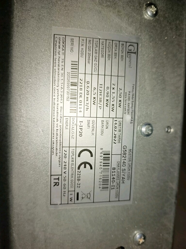Gl G582140 general ankastre cam ocak Sıfır ürün - 2