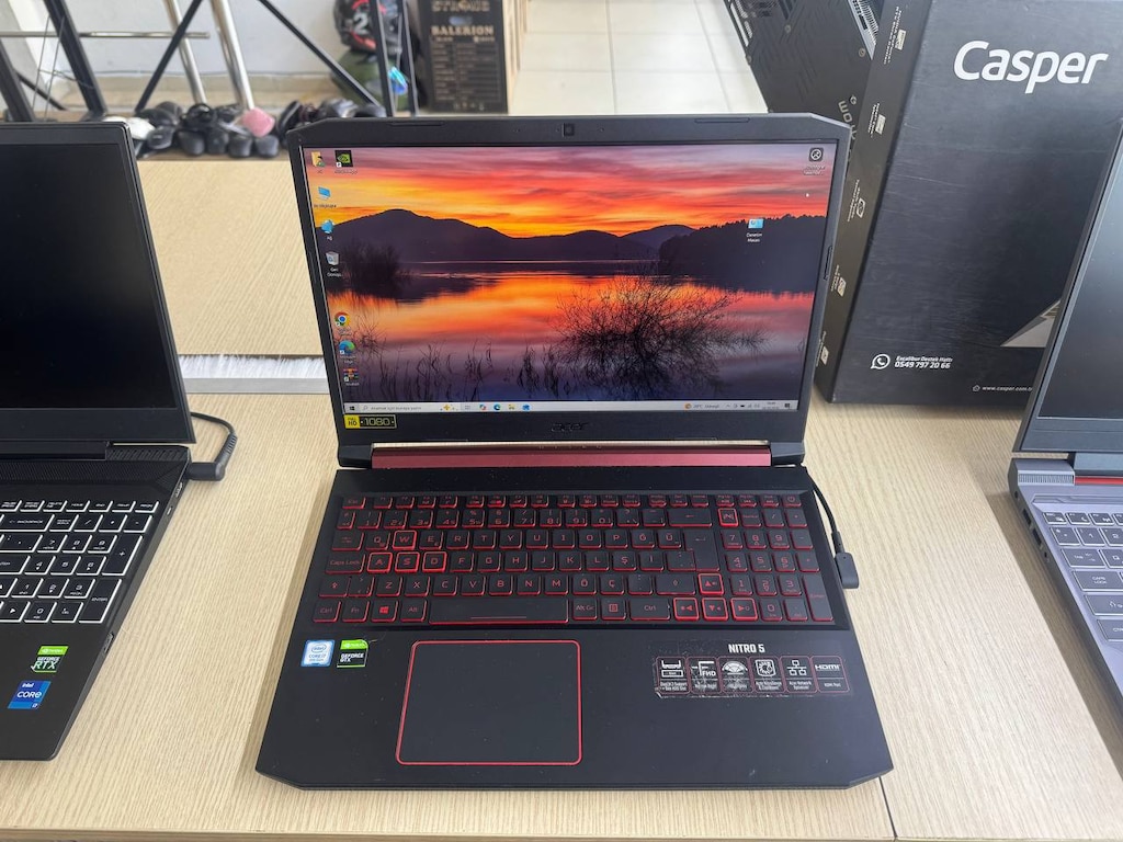 ACER NİTRO 5*İ7 9750H İŞLEMCİ*8GB RAM*1TB HDD*120GB SSD *1650 4GB E.K - 2