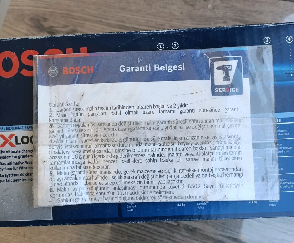 BOSCH GWX 9-115S Avuç içi taşlama - 10