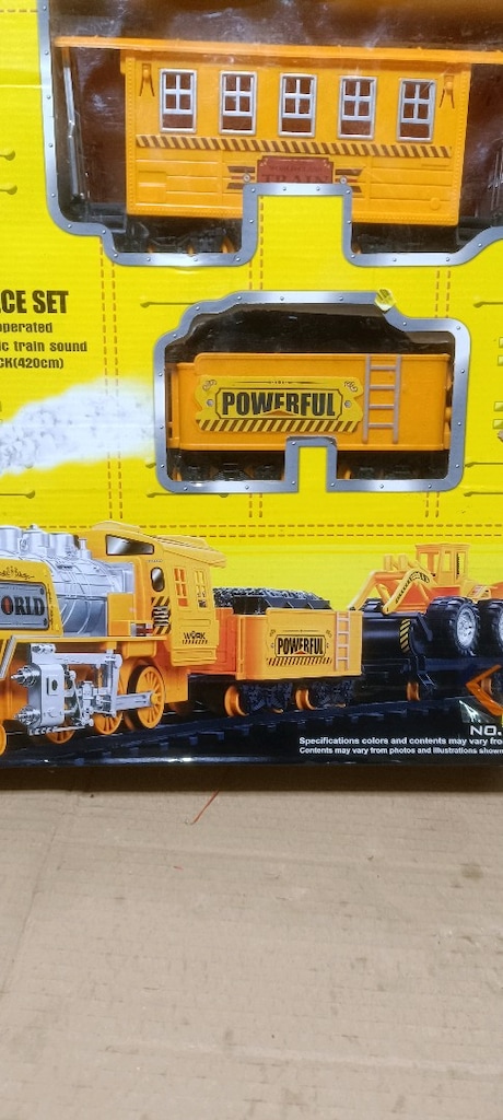 en büyük boy ışıklı sesli tam set 21 parça Tren seti - 8