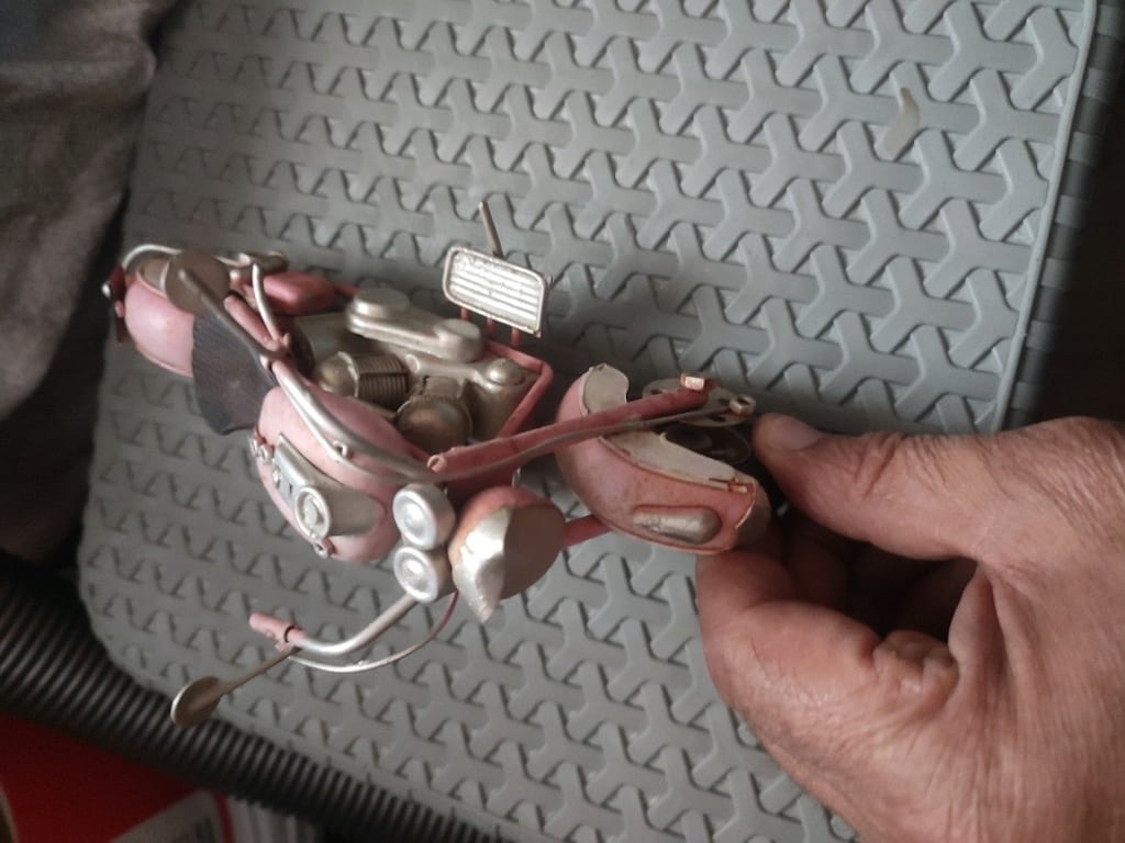 dekoratif metal motor - 3