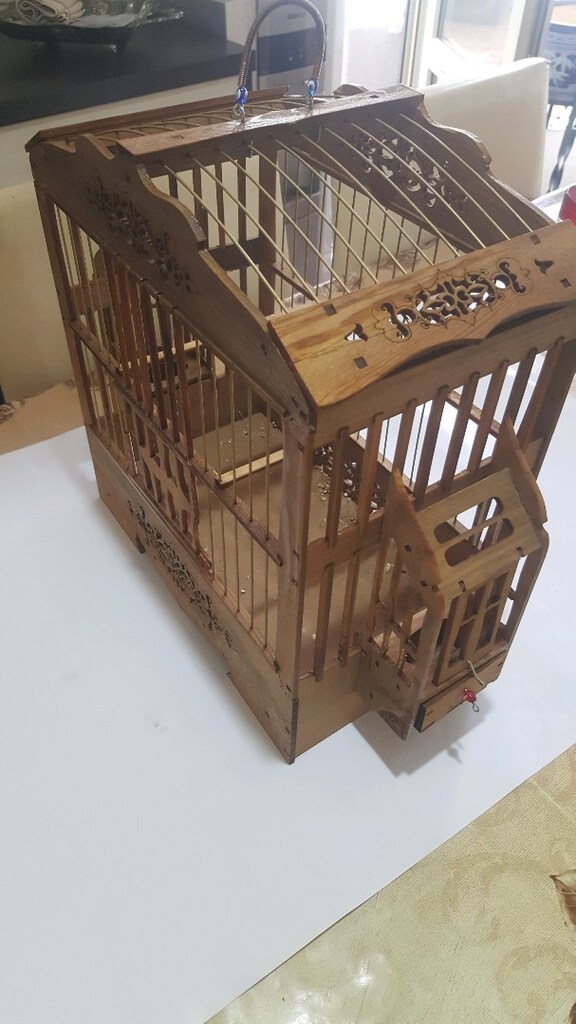 El yapımı Ahşap kuş kafesi - 5