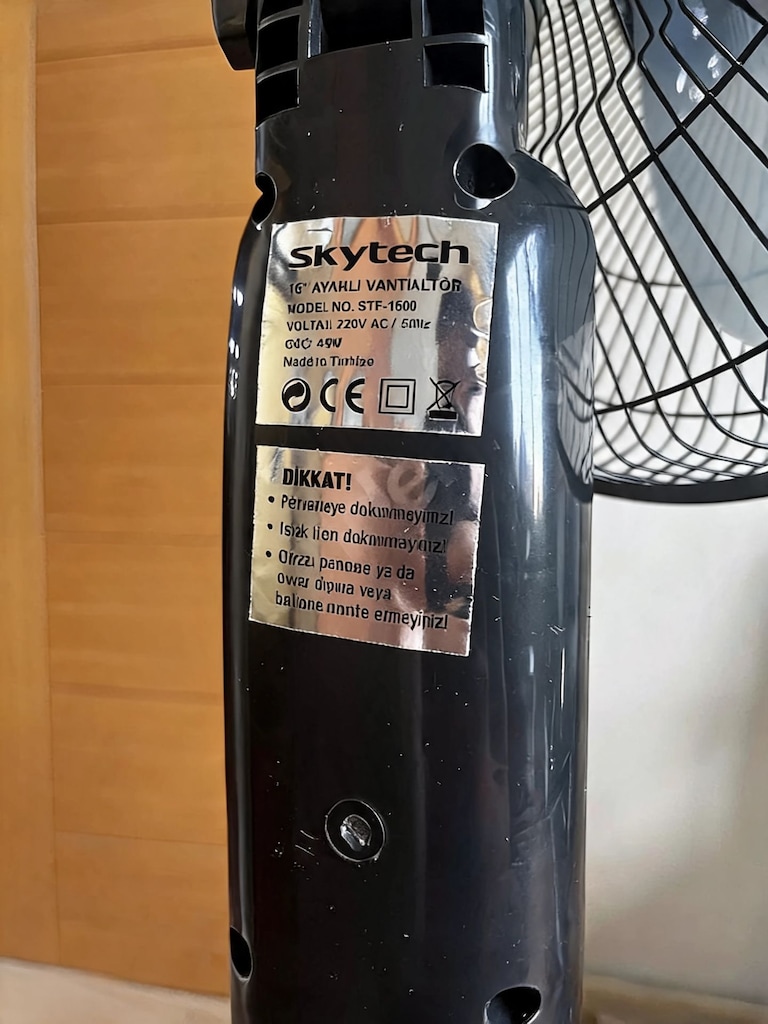 KLAS OFİS PENDİK SKYTECH STF 1600 16" VANTİLATÖR SIFIR KUTULU - 6