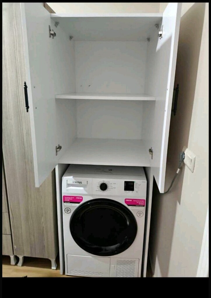 İmalattan MDF çamaşır kurutma makinesi dolabı