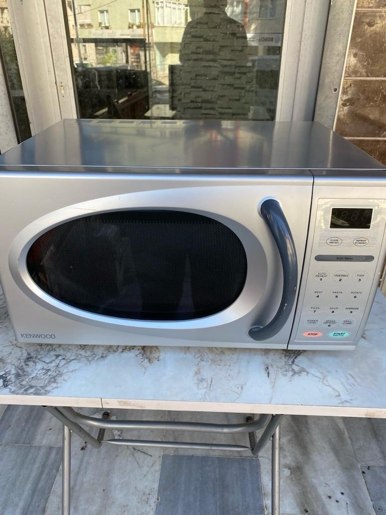 Mikrodalga Fırın Izgaralı Gri Geniş - 2