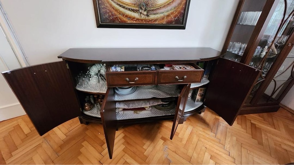 ceviz yemek odası takımı - 8