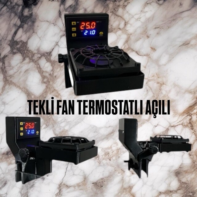 Tekli Fan Akvaryum Soğutucu