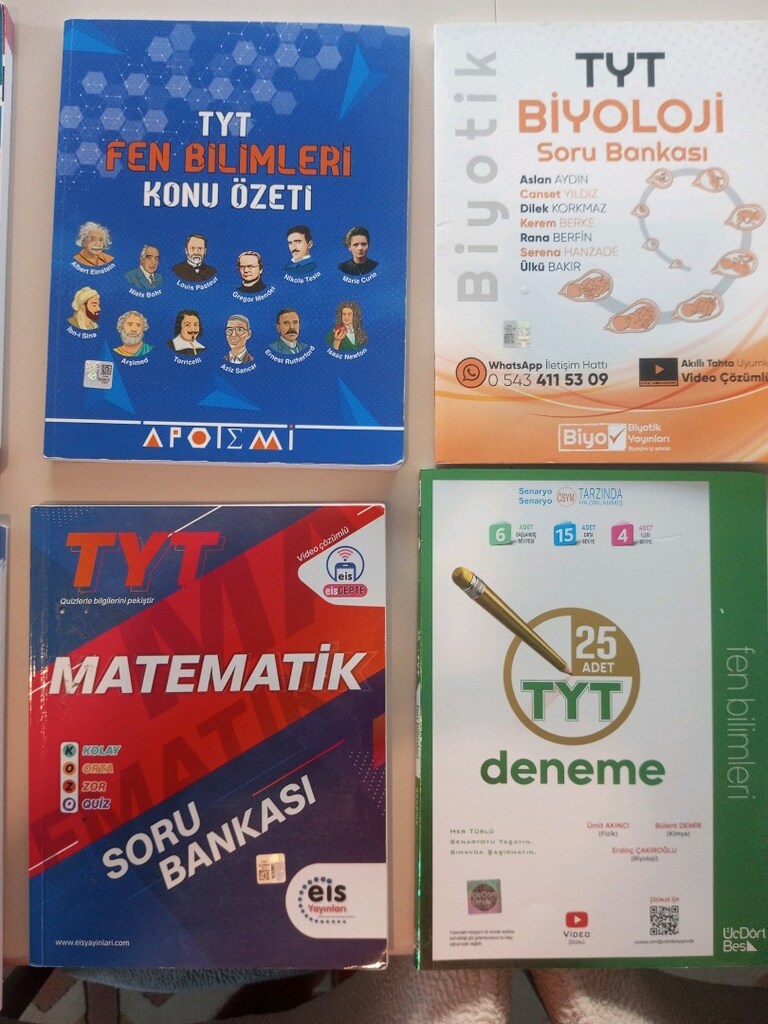 TYT Hazırlık kitapları - 3