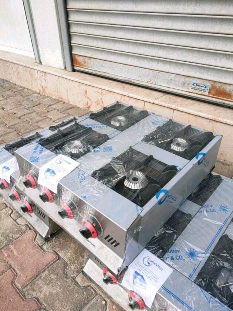 dörtlü set üstü ocak 4'lü tezgah üstü ocak tüplü doğalgazlı sanayi tip - 7