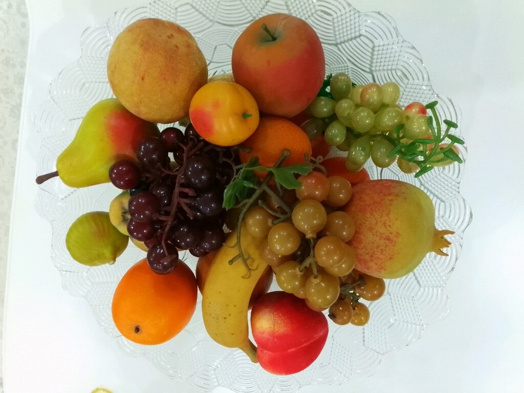 20adet kaliteli yapay meyveler ve38 cmcam kaseyle birlikte - 4