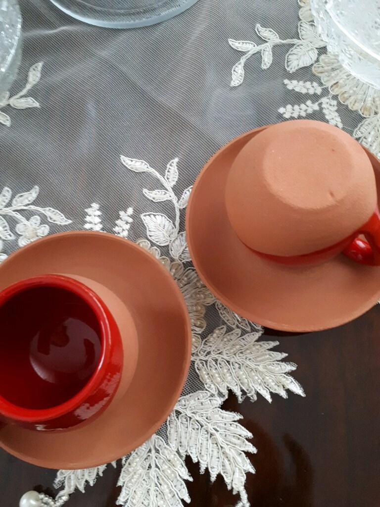 toprak kahve fincani - 4