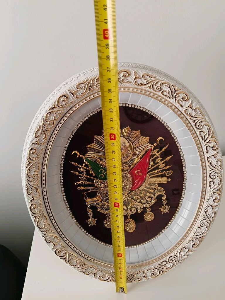 osmanlı tuğrası oval çerçeve - 2
