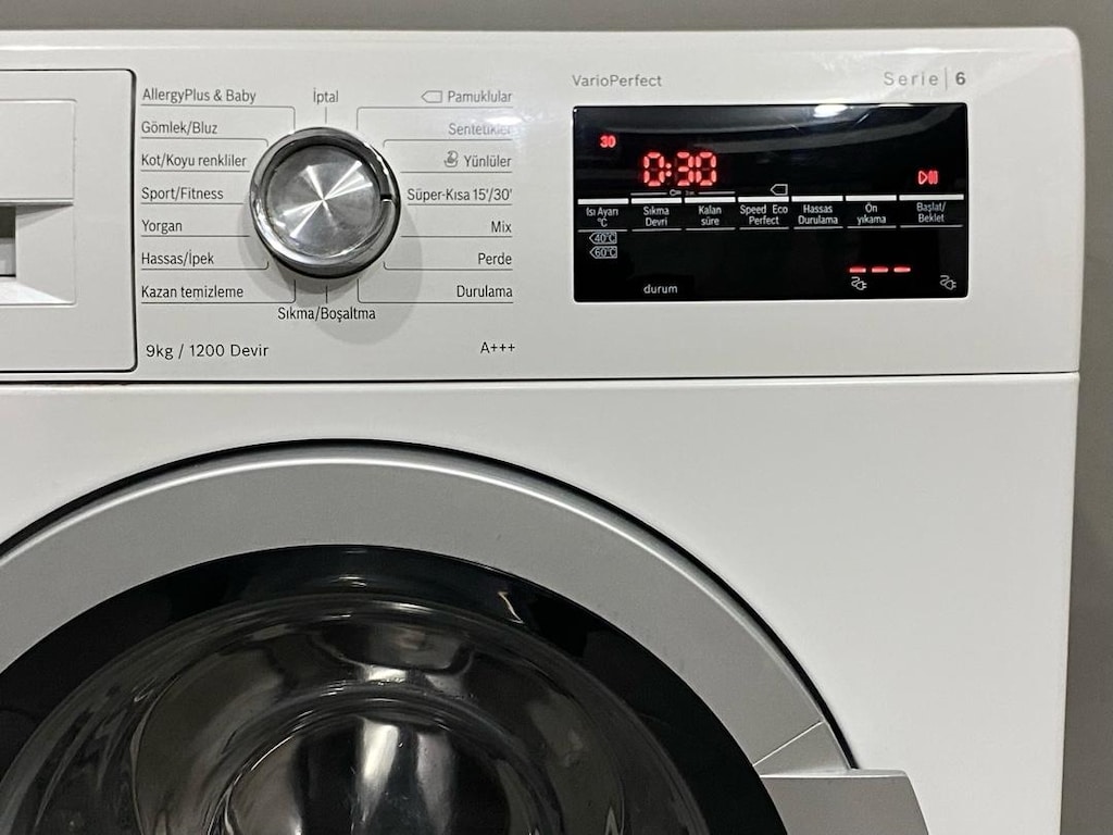 Bosch 9 Kg 1200 Devirli İnverter A+++ Serie 6 Çamaşır - 4