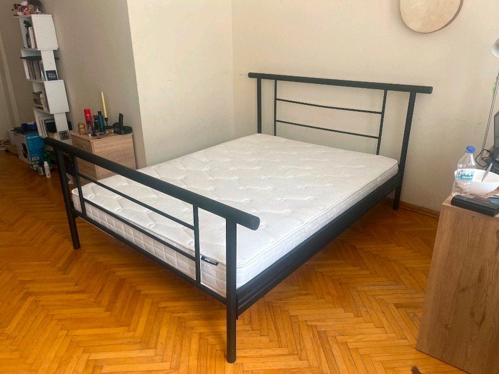 150x200 Çift Kişilik Yataş Yatak ve Metal Karyola