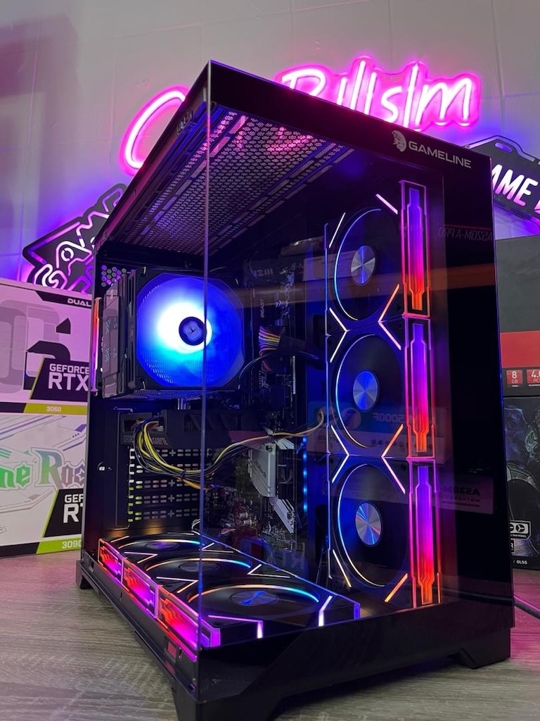 RYZEN 7 5700X // RTX 4060 // PREMİUM ULTRA GAMİNG AKVARYUM KASA - 7