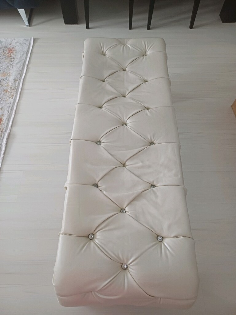 mdf konsol ve aynası, 2 adet vitrin puf 4 adet sandalye - 12