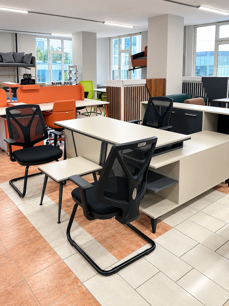 KLAS OFİS ÜSKÜDAR 160x75 cm MÜDÜR MASA TAKIMI SIFIR - 3