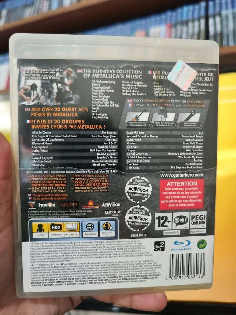 PS3 GİTAR HERO METALLİCA - 2
