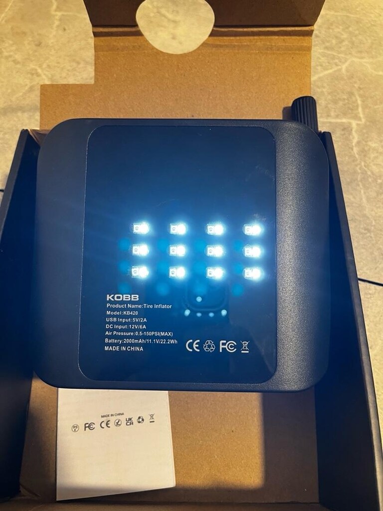 Kobb KB420 Şarjlı Akülü Lastik şişirme - 3