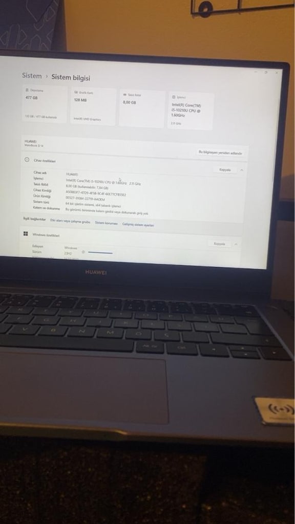 Huawei notebook 10210U - 10