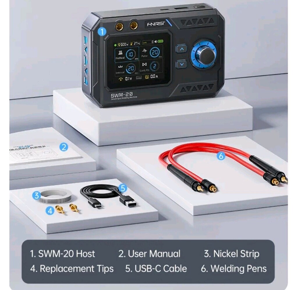 FNİRSİ SWM 20 PIL PUNTA KAYNAK MAKİNESİ NOKTA KAYNAK CİHAZİ SWM-20 - 2