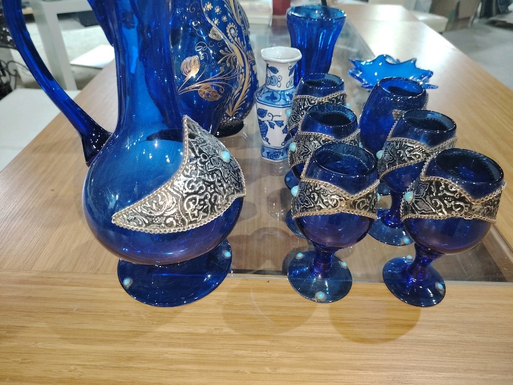 Vazo & kadeh şerbetli takımı - 11