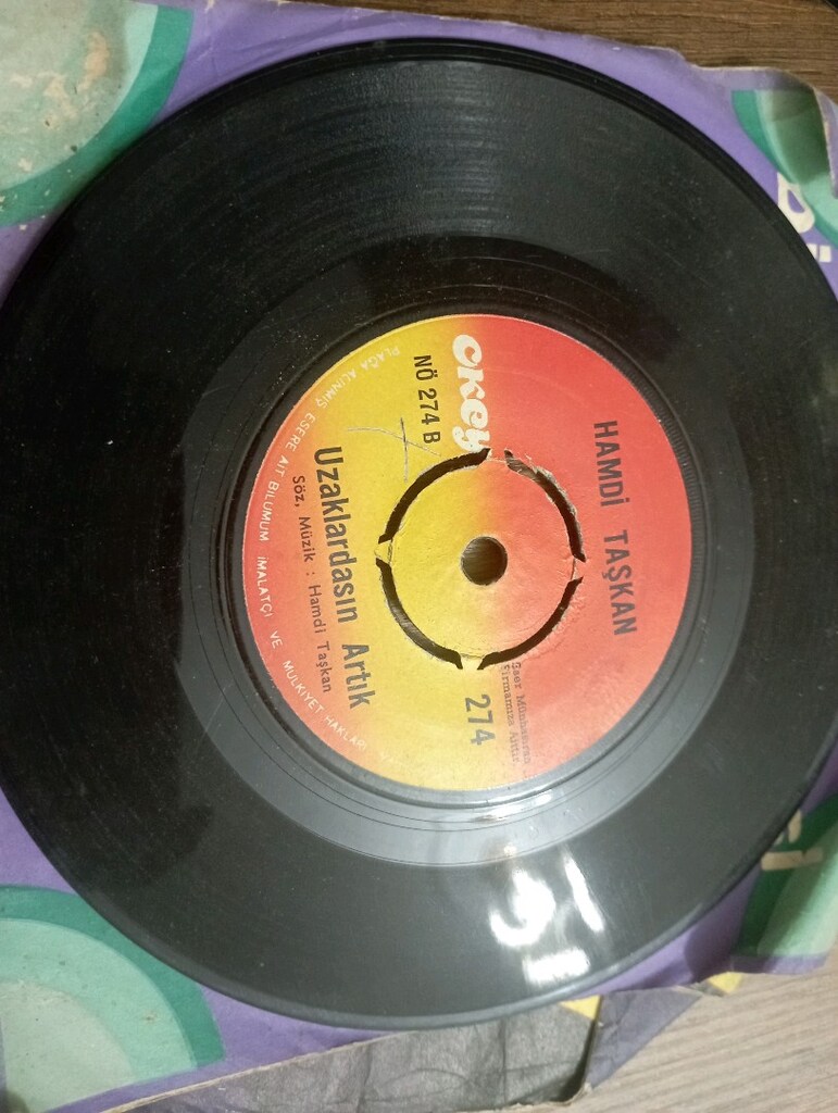 Vintage yerli 45 lik plaklar - 16